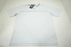 NEW FootJoy Small Details PQE KNT CLR Polo Mens Size Large White 663B 00952486