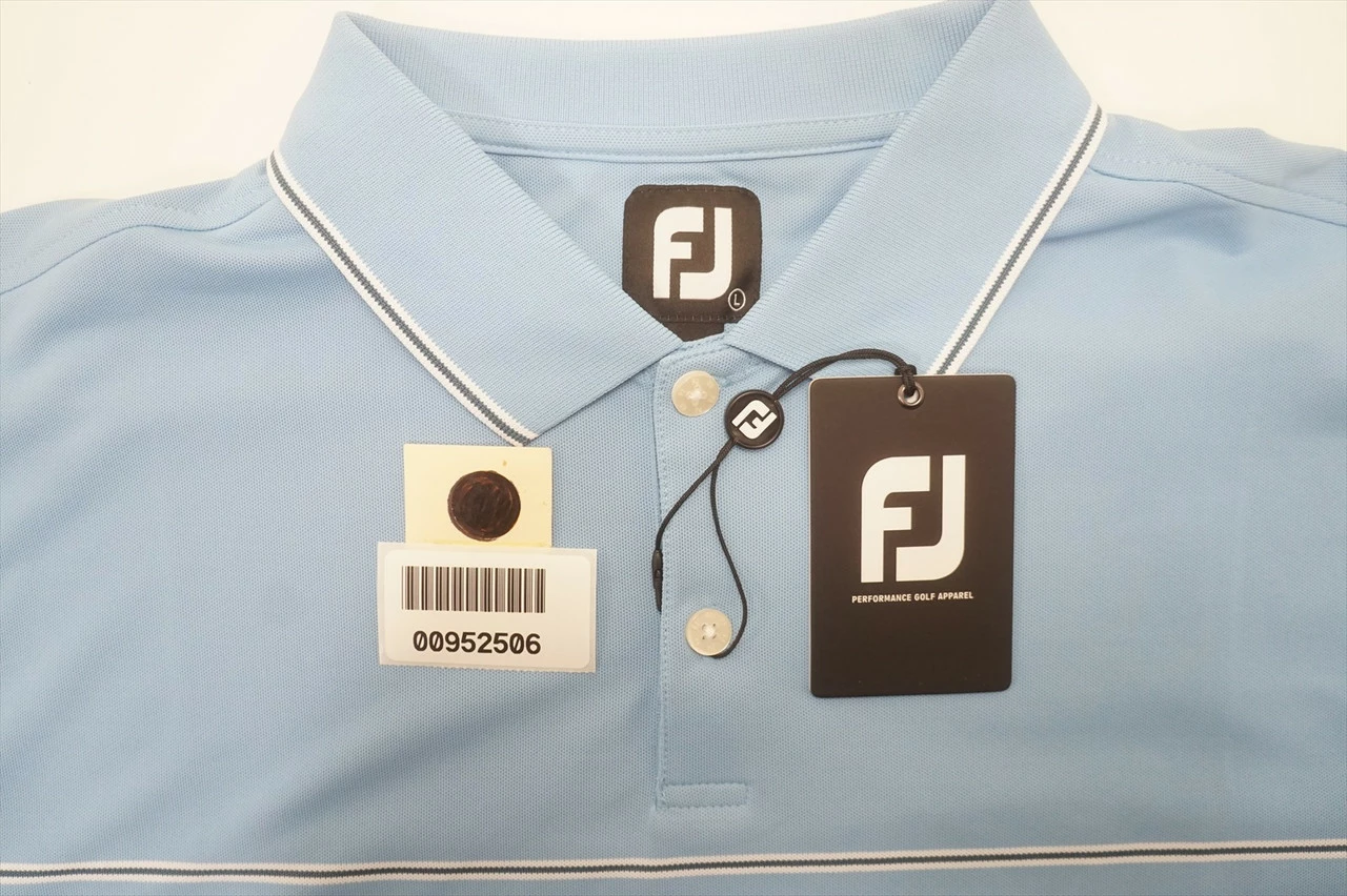 NEW FootJoy Small Details PQE KNT CLR Polo Mens Size Large DSKBL 663B 00952506 7 NEW FootJoy Small Details PQE KNT CLR Polo Mens Size Large DSKBL 663B 00952506 - Image 5
