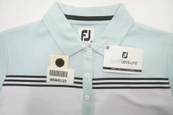 NEW FootJoy Cap Sleeve Color Block Polo Womens Size Medium White/Sky 684A 965123 -Clothing Tops Sales Store 00965123 5 14967.1663818968