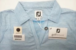FootJoy Long Sleeve Space Dye Microstripe Polo Womens Medium White 685A 965367 -Clothing Tops Sales Store 00965367 5 33964.1663819094