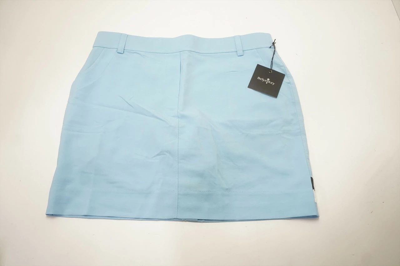 NEW Belyn Key Golf Oxford Skort Womens Size Medium Sky Regular 686A 00965732 3 NEW Belyn Key Golf Oxford Skort Womens Size Medium Sky Regular 686A 00965732