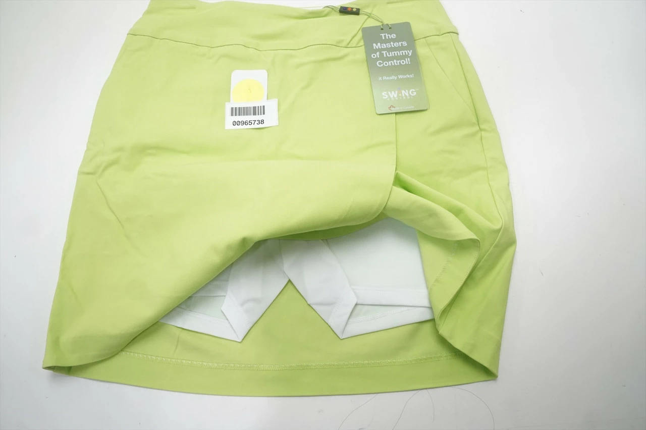 NEW Swing Golf Ruffle Wrap Skort Womens Size 6 Lime Regular 686A 00965738 7 NEW Swing Golf Ruffle Wrap Skort Womens Size 6 Lime Regular 686A 00965738 - Image 5