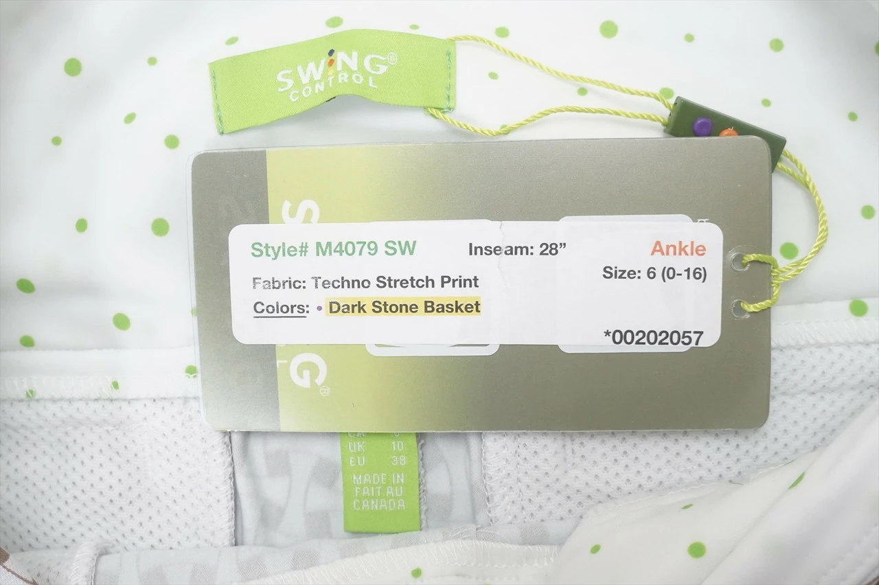 NEW Swing Basket Masters Ankle Pants Womens Size 6 Dark Stone Basket 686A 966329 4 NEW Swing Basket Masters Ankle Pants Womens Size 6 Dark Stone Basket 686A 966329 - Image 2