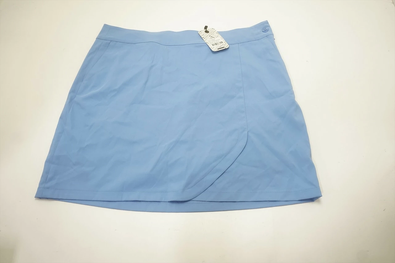 NEW EP New York 19" Tech STR Faux Wrap Skort Womens Size 12 Azure 686C 00966792 3 NEW EP New York 19" Tech STR Faux Wrap Skort Womens Size 12 Azure 686C 00966792