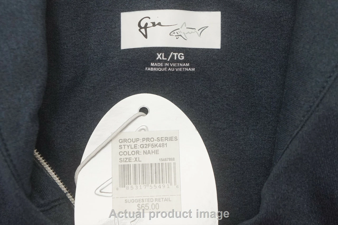 NEW Greg Norman Golf Full Zip Pullover Womens Size XL Nahe W/Logo 699B 00977486 4 NEW Greg Norman Golf Full Zip Pullover Womens Size XL Nahe W/Logo 699B 00977486 - Image 2