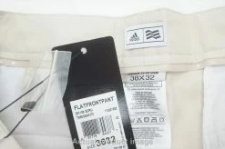 NEW Adidas Golf Flatfront Pants Mens Size W36 / L 32 ECRU 704A 00980469 8 NEW Adidas Golf Flatfront Pants Mens Size W36 / L 32 ECRU 704A 00980469 -Clothing Tops Sales Store 00980469 2 56488.1663819652