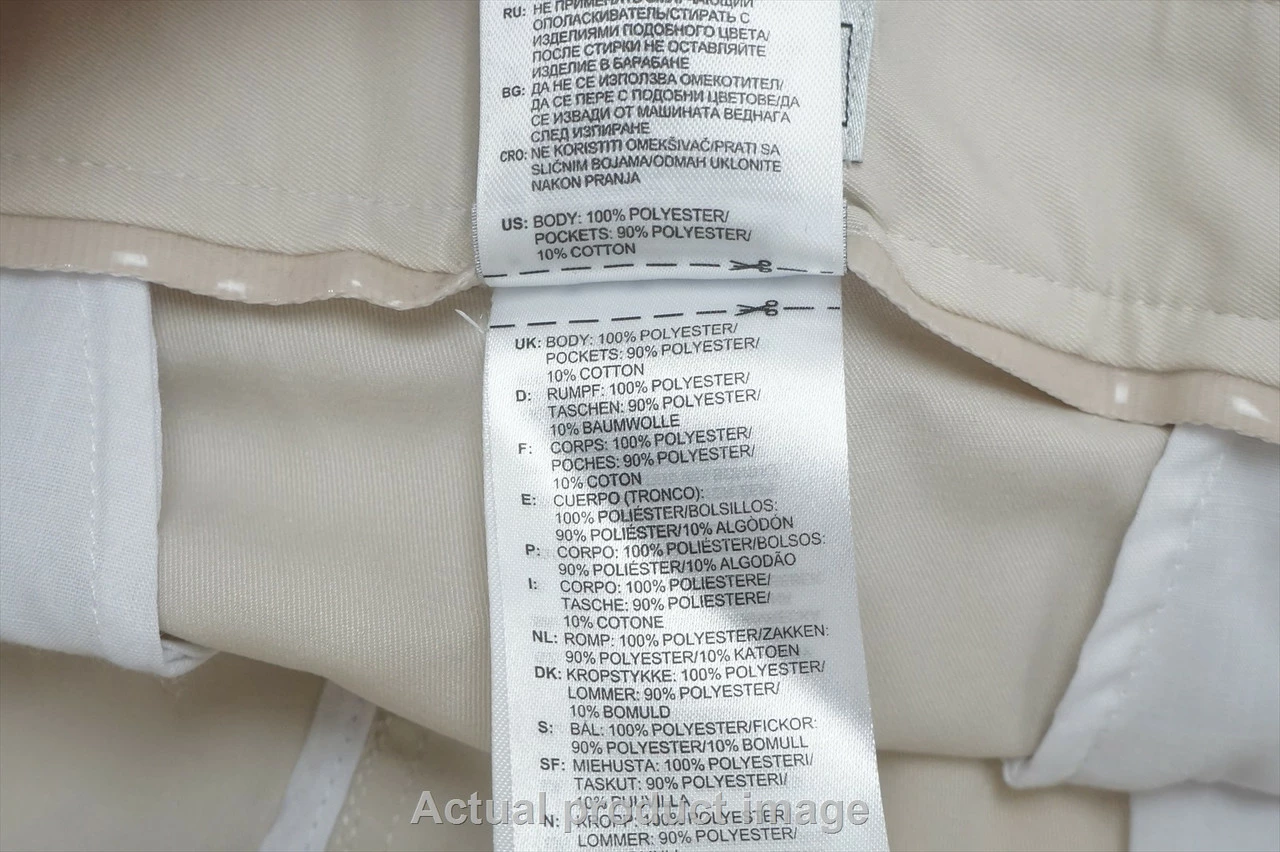 NEW Adidas Golf Flatfront Pants Mens Size W36 / L 32 ECRU 704A 00980469 6 NEW Adidas Golf Flatfront Pants Mens Size W36 / L 32 ECRU 704A 00980469 - Image 4