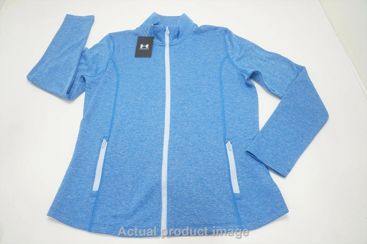 NEW Under Armour Golf Full Zip Jacket Womens Size Medium Blue 705C 00980881 3 NEW Under Armour Golf Full Zip Jacket Womens Size Medium Blue 705C 00980881