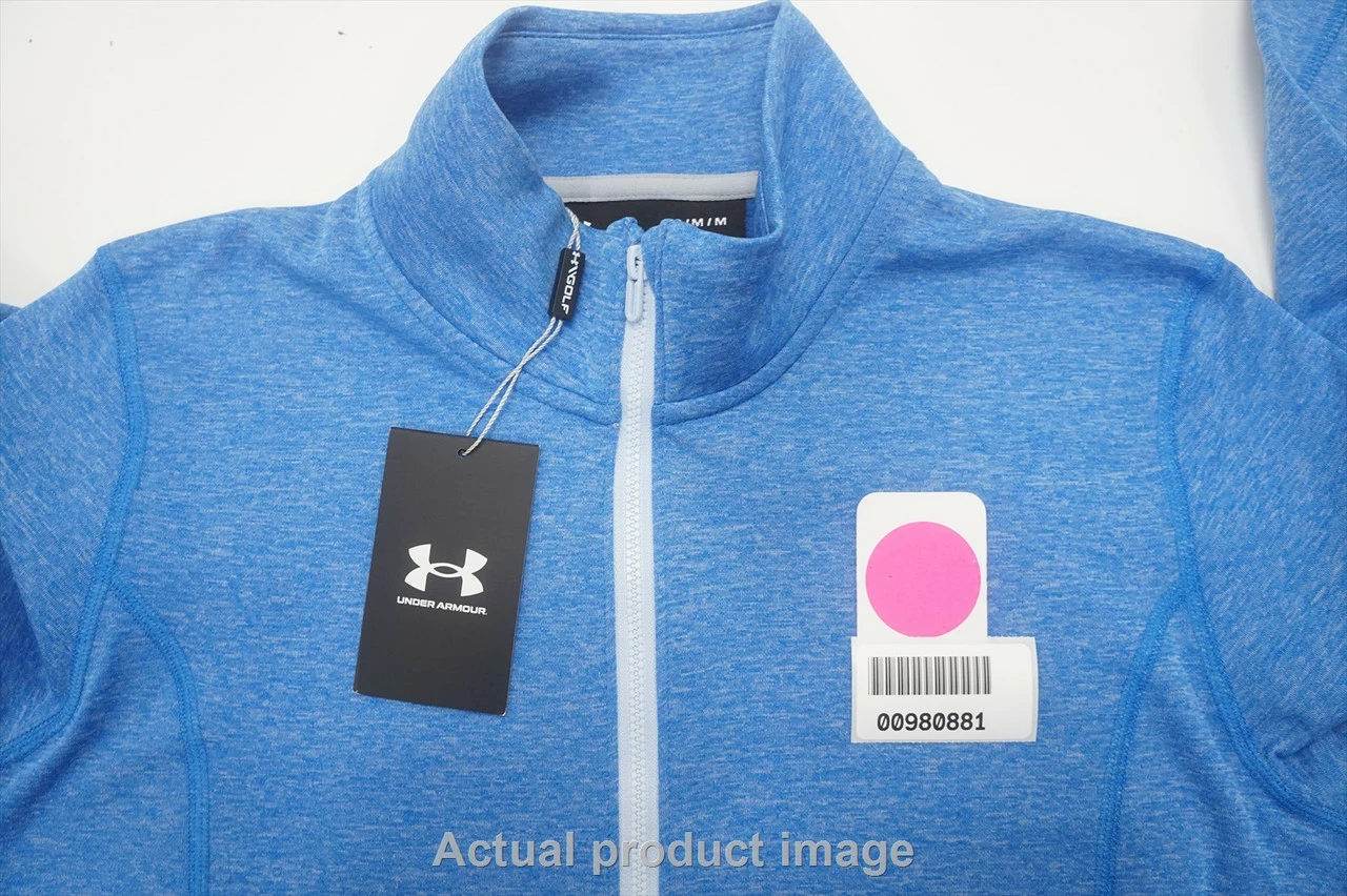 NEW Under Armour Golf Full Zip Jacket Womens Size Medium Blue 705C 00980881 7 NEW Under Armour Golf Full Zip Jacket Womens Size Medium Blue 705C 00980881 - Image 5