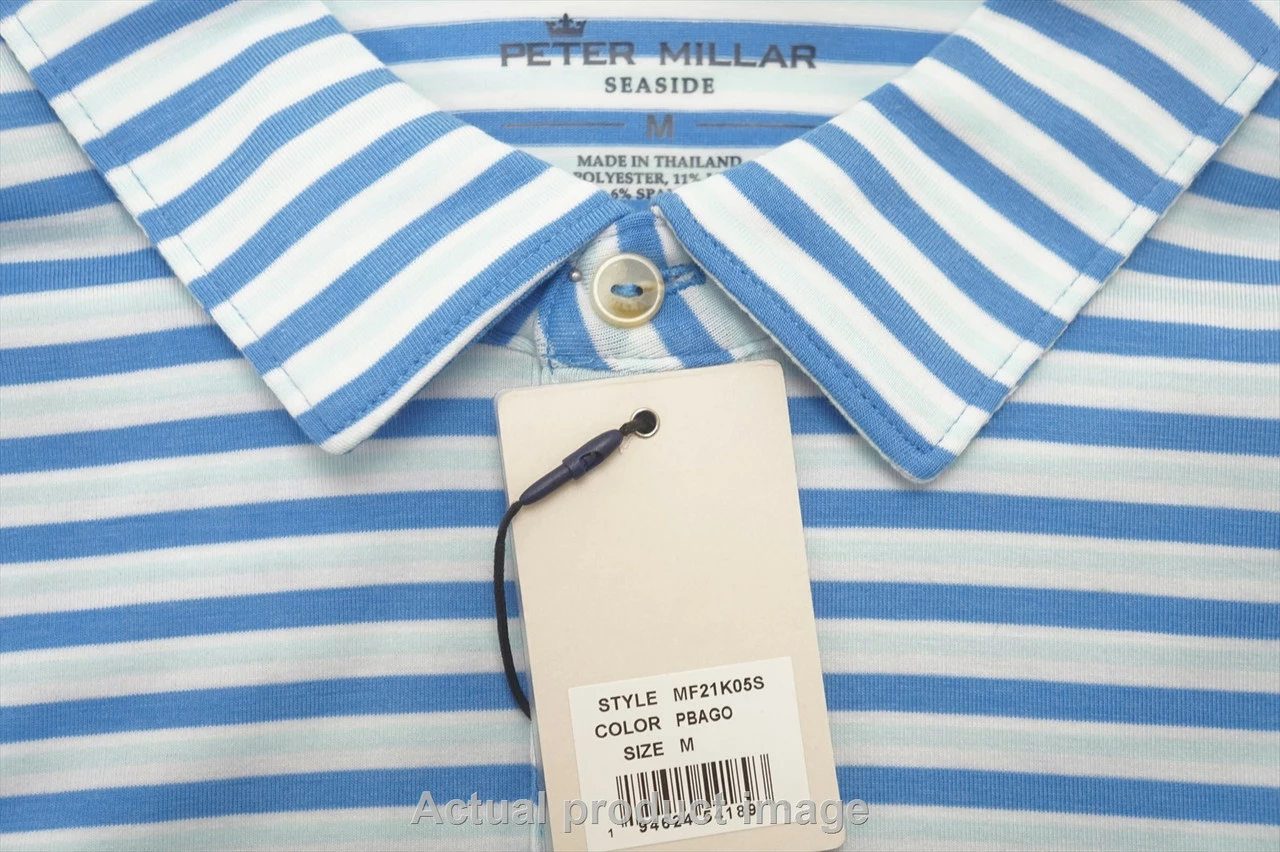 NEW Peter Millar Golf Seaside Polo Mens Size Medium PBAGO Regular 712A 984187 4 NEW Peter Millar Golf Seaside Polo Mens Size Medium PBAGO Regular 712A 984187 - Image 2