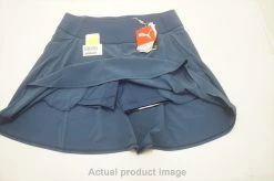 NEW Puma Golf Pwrshape Solid Woven Skort Womens Large Dark Denim 713B 984411 -Clothing Tops Sales Store 00984411 5 19617.1663820038