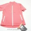 Sun Mountain Waterproof Pullover Womens Small Coral/White W/Logo 714A 985384 -Clothing Tops Sales Store 00985384 1 68747.1663819893