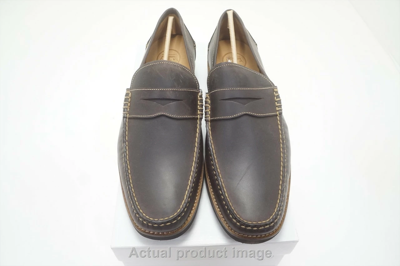 Peter Millar HANDSEWN LEATHER PENNY Shoes Mens Size 12 Crazy Horse Café 987479 3 Peter Millar HANDSEWN LEATHER PENNY Shoes Mens Size 12 Crazy Horse Café 987479