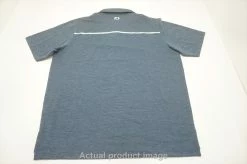 FootJoy PootJoy Spacedye Block Lisle Self Collar Polo Mens Large Bluestone 725C 00994384 -Clothing Tops Sales Store 00994384 3 38095.1663820357