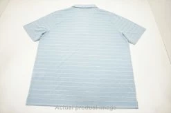 New FootJoy 1857 Athletic Fit Polo Mens Large Blue Haze/Lime 729B 996660 -Clothing Tops Sales Store 00996660 3 09756.1663820704