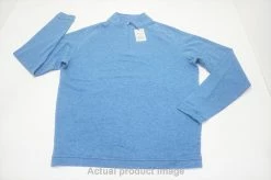 Peter Millar Drirelease Island Print Pullover Mens Medium Blue 729C 997085