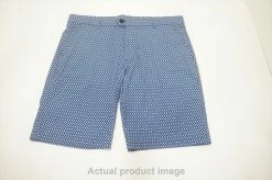 NEW Greyson Golf Print Shorts Mens Waist Size 34 Blue 730C 00997545