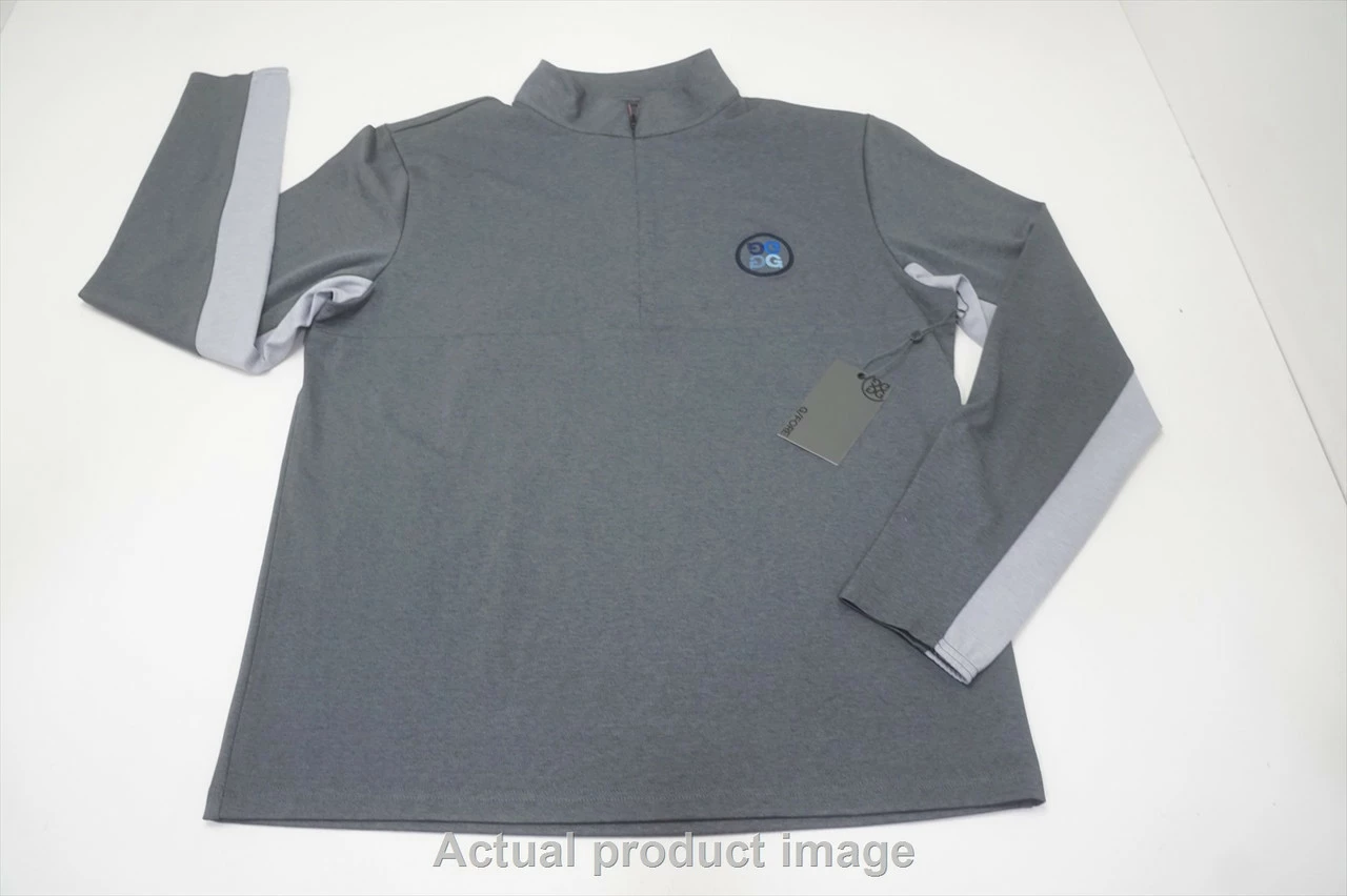 NEW G/Fore Golf Half Zip Pullover Mens Size Medium CHGR Regular 733A 00998379 3 NEW G/Fore Golf Half Zip Pullover Mens Size Medium CHGR Regular 733A 00998379