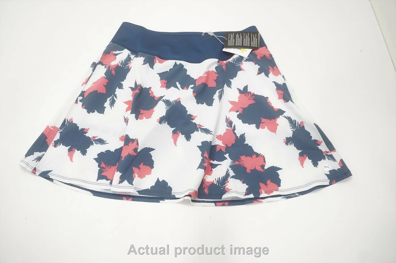 NEW Puma Golf Pwrshape Floral Skort Womens Waist Size Medium Dark 733B 998405 3 NEW Puma Golf Pwrshape Floral Skort Womens Waist Size Medium Dark 733B 998405