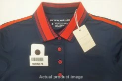 NEW Peter Millar Hicks Stripe Collar Sport Polo Womens Small NIRGE 737A 00999172 -Clothing Tops Sales Store 00999172 5 27991.1663820960
