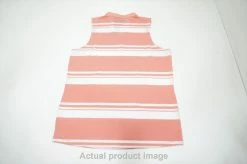 NEW Puma Cloudspun V Stripe Sleeveless Polo Womens Small Pink 738B 01001084 -Clothing Tops Sales Store 01001084 3 70145.1663821052
