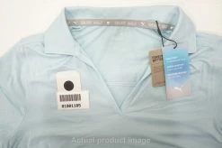 NEW Puma Cloudspun Coast Polo Womens Size Small Light Aqua Heather 738B 01001105 -Clothing Tops Sales Store 01001105 5 66062.1663821122