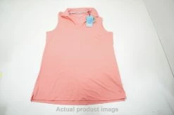 Puma Cloudspun Coast Sleeveless Polo Womens Small Carnation Pink 738B 1001115
