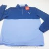 Puma Gamer Colourblock Pullover Mens Medium Blue/Lavendar 739B 1001759 -Clothing Tops Sales Store 01001759 1 45300.1663821207