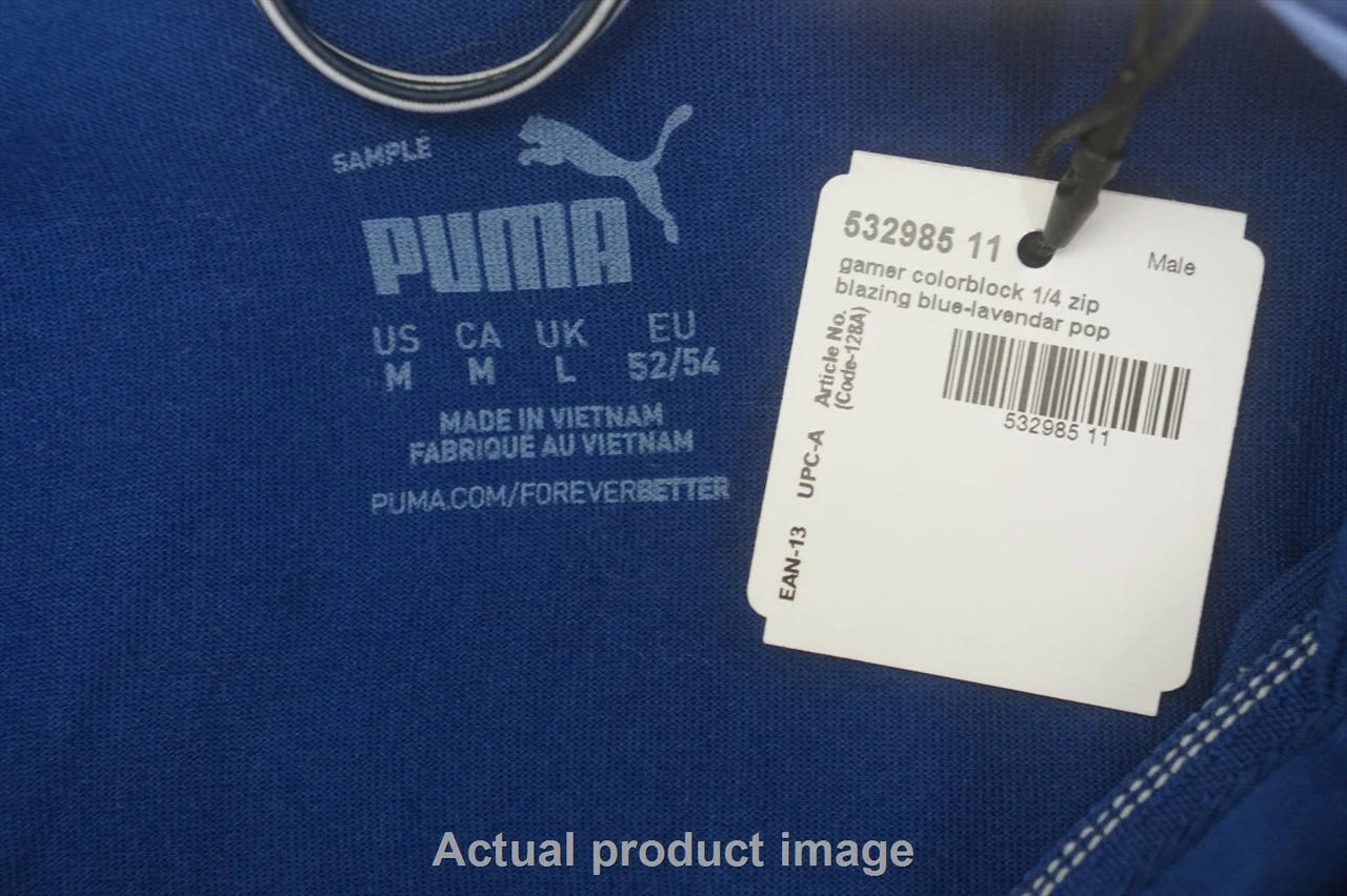Puma Gamer Colourblock Pullover Mens Medium Blue/Lavendar 739B 1001759 4 Puma Gamer Colourblock Pullover Mens Medium Blue/Lavendar 739B 1001759 - Image 2
