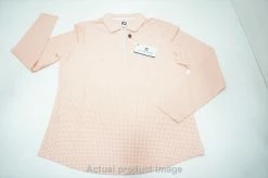 FootJoy LS Houndstooth Sun Protection Pullover Womens Medium Malon 739C 1002519