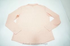 FootJoy LS Houndstooth Sun Protection Pullover Womens Medium Malon 739C 1002519 -Clothing Tops Sales Store 01002519 3 00194.1663821614