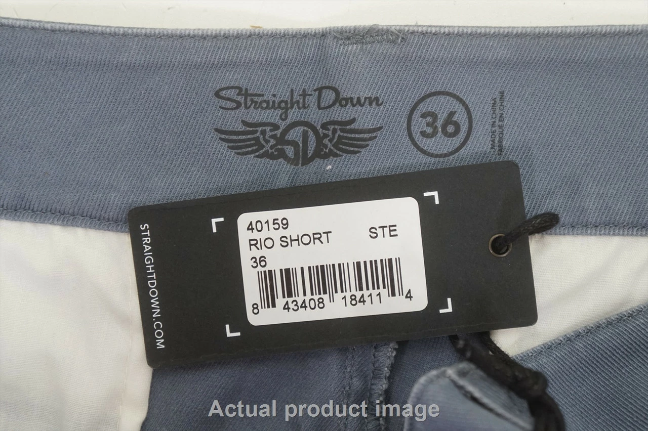 NEW Straight Down Golf Rio Shorts Mens Size 36 Stone Regular 747A 01008261 4 NEW Straight Down Golf Rio Shorts Mens Size 36 Stone Regular 747A 01008261 - Image 2