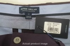 NEW Peter Millar Golf Crown Crafted Shorts Mens Size 34 DPLUM 748A 01008317 -Clothing Tops Sales Store 01008317 2 03423.1663821795