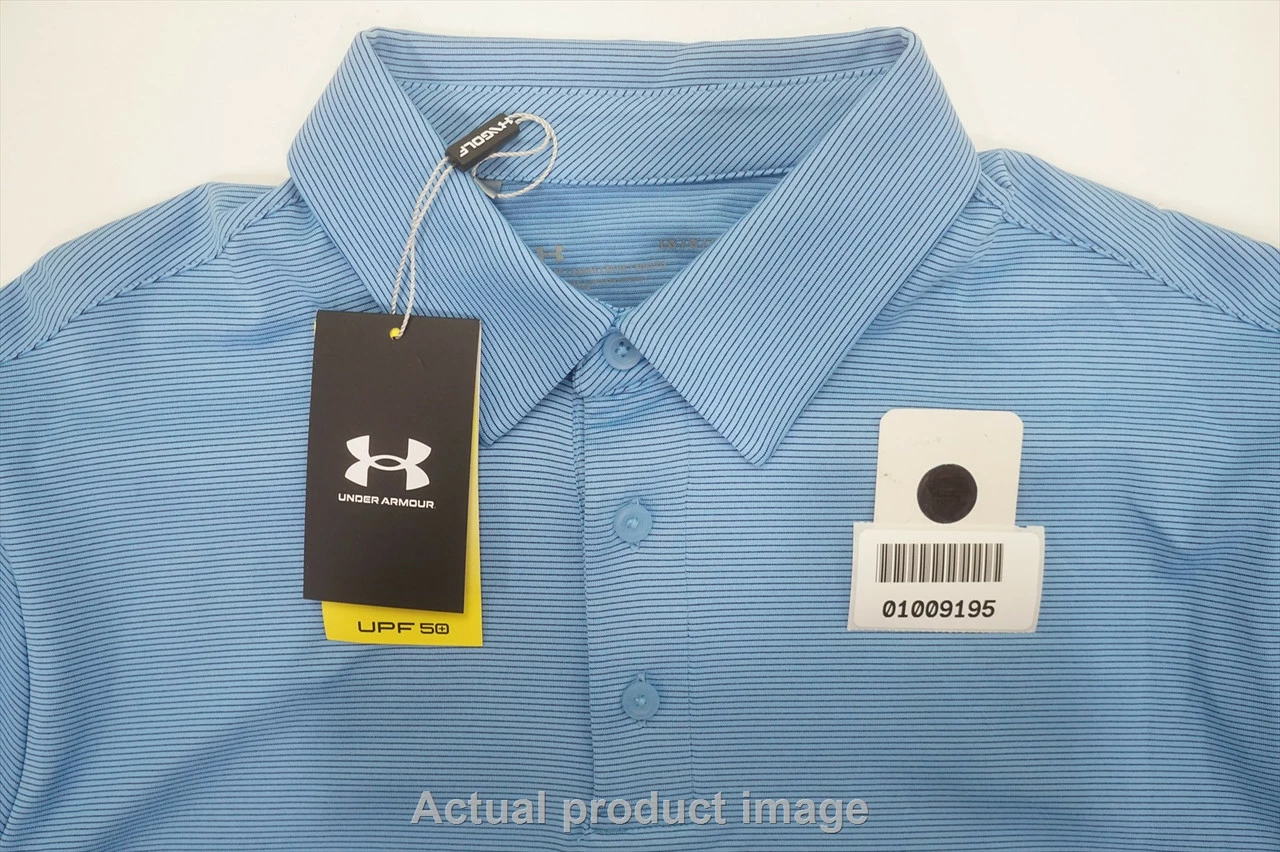 NEW Under Armour Golf Loose Polo Mens Size Large Blue Regular 749A 1009195 7 NEW Under Armour Golf Loose Polo Mens Size Large Blue Regular 749A 1009195 - Image 5