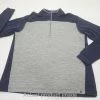 NEW Straight Down Quarter-Zip Pullover Mens Size Medium Grey/Navy 751A 01009445 1 NEW Straight Down Quarter-Zip Pullover Mens Size Medium Grey/Navy 751A 01009445 -Clothing Tops Sales Store 01009445 1 55409.1663822150