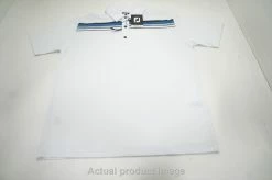 FootJoy Golf Shadow CHSTBND Polo Mens Size Large White Regular 753A 01012451