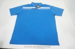 FootJoy Golf Shadow CHSTBND Polo Mens Size Large Royal Regular 753A 01012454