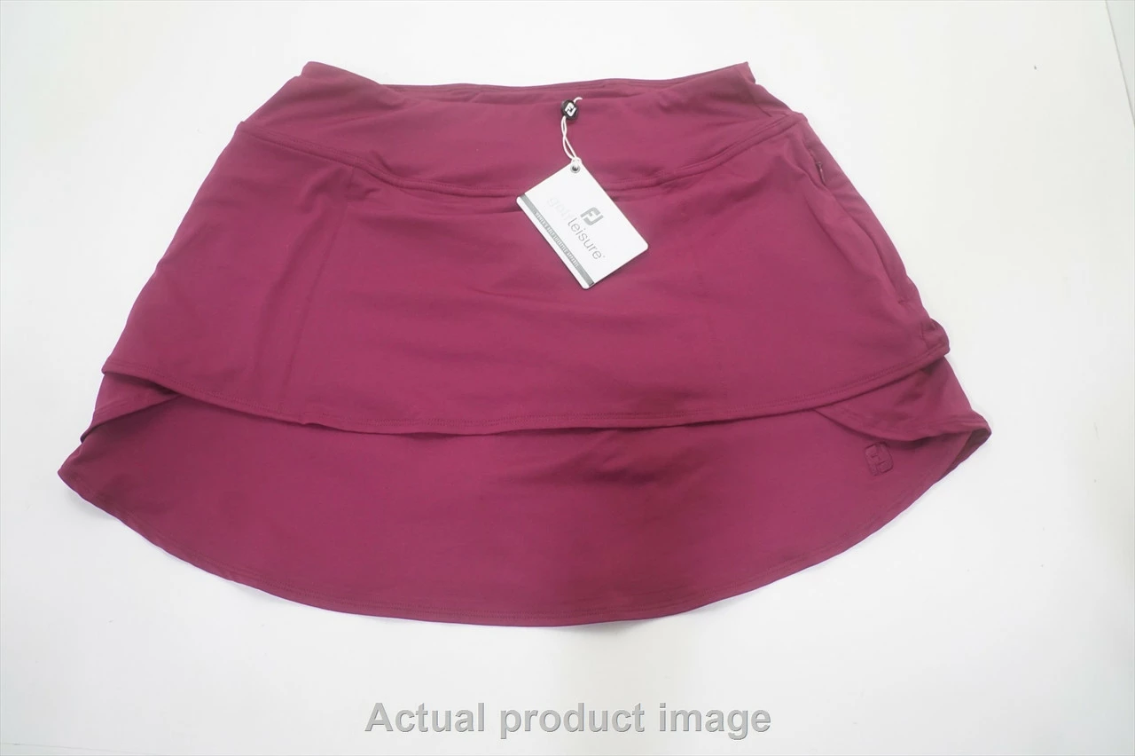 NEW FootJoy Golf Layered Knit Skort Womens Size Medium Fig 755A 01013846 3 NEW FootJoy Golf Layered Knit Skort Womens Size Medium Fig 755A 01013846