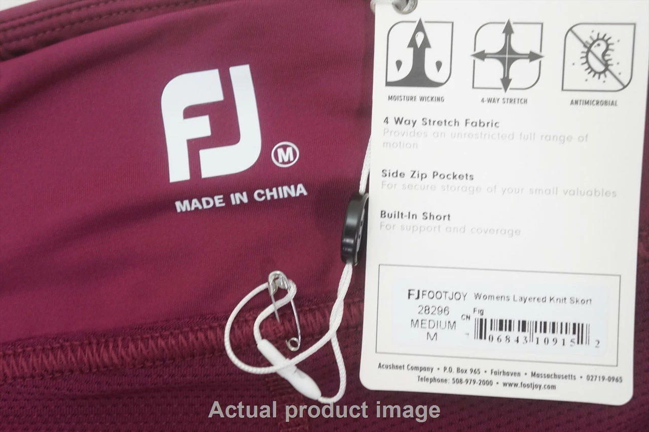 NEW FootJoy Golf Layered Knit Skort Womens Size Medium Fig 755A 01013846 4 NEW FootJoy Golf Layered Knit Skort Womens Size Medium Fig 755A 01013846 - Image 2