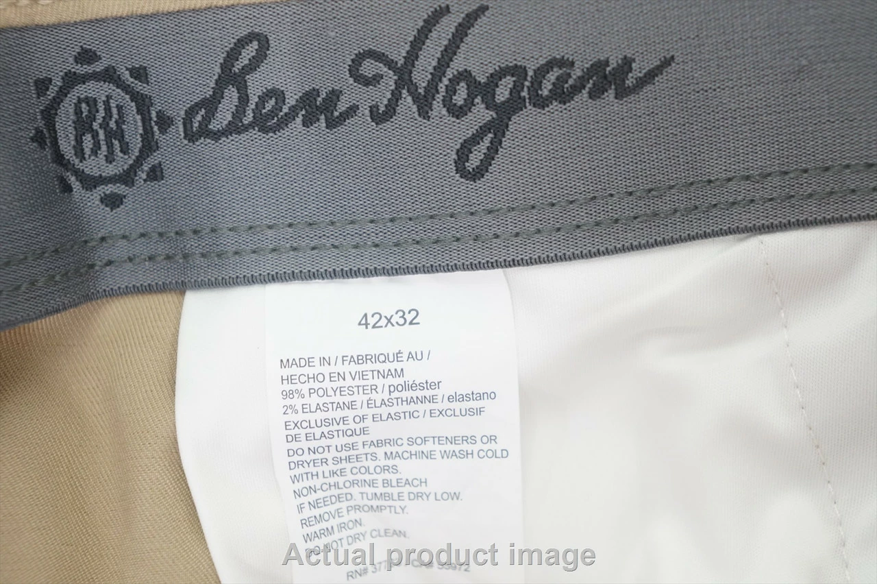 NEW Ben Hogan Golf Classic Pants Mens Size W42/L32 Chinchilla 756B 01014613 6 NEW Ben Hogan Golf Classic Pants Mens Size W42/L32 Chinchilla 756B 01014613 - Image 4