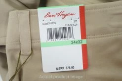 NEW Ben Hogan Golf Classic Pants Mens Size W34/L32 Chinchilla 756B 01014614 -Clothing Tops Sales Store 01014614 2 18068.1663822496