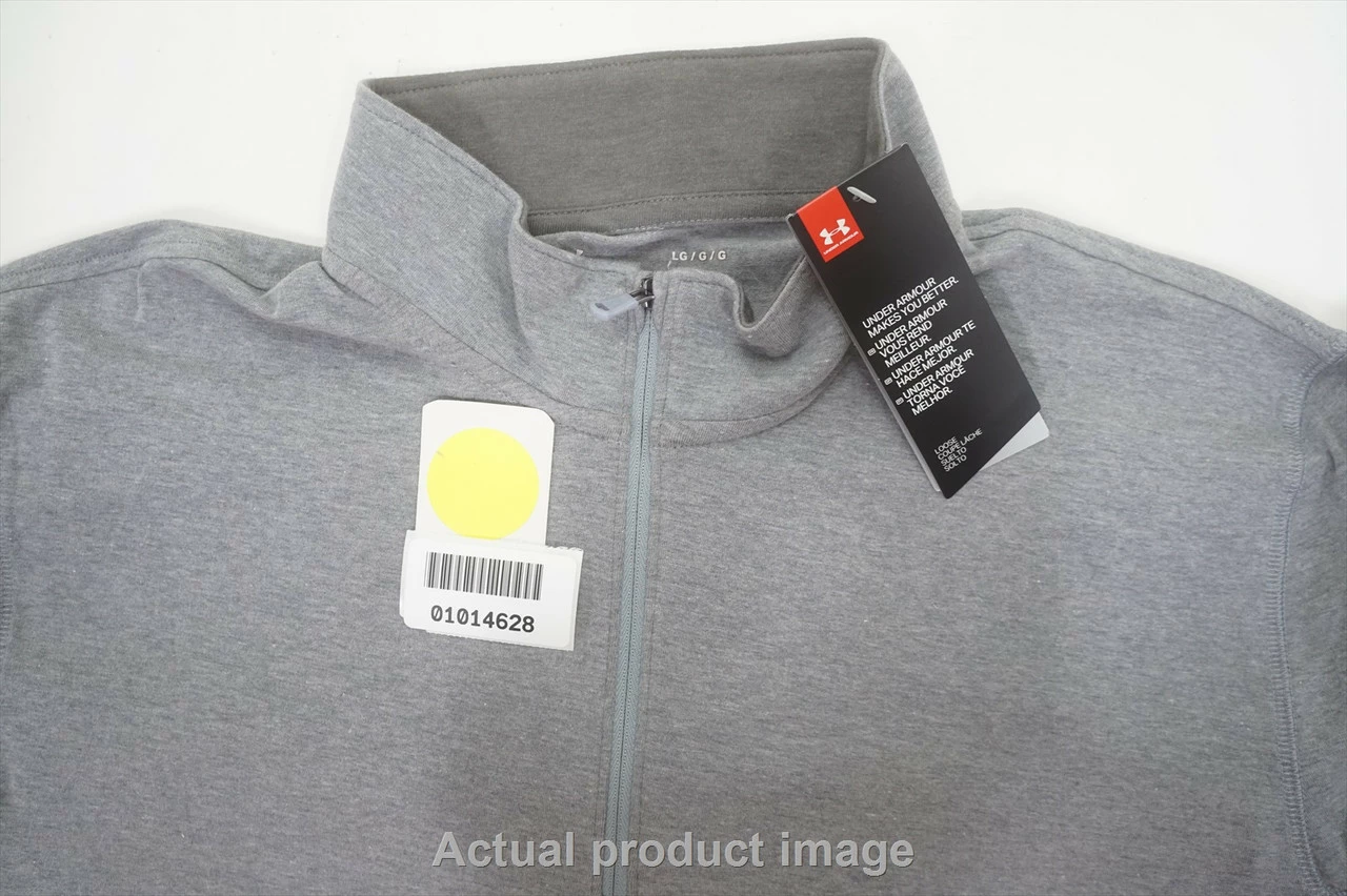 NEW Under Armour Golf Loose Pullover Mens Size Large Grey 757A 01014628 7 NEW Under Armour Golf Loose Pullover Mens Size Large Grey 757A 01014628 - Image 5