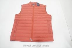 NEW Peter Millar Stitchless Baffle Vest Mens Size Medium Spice 758A 01014978