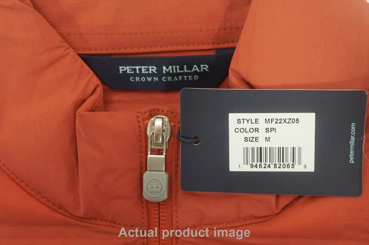 NEW Peter Millar Stitchless Baffle Vest Mens Size Medium Spice 758A 01014978 4 NEW Peter Millar Stitchless Baffle Vest Mens Size Medium Spice 758A 01014978 - Image 2