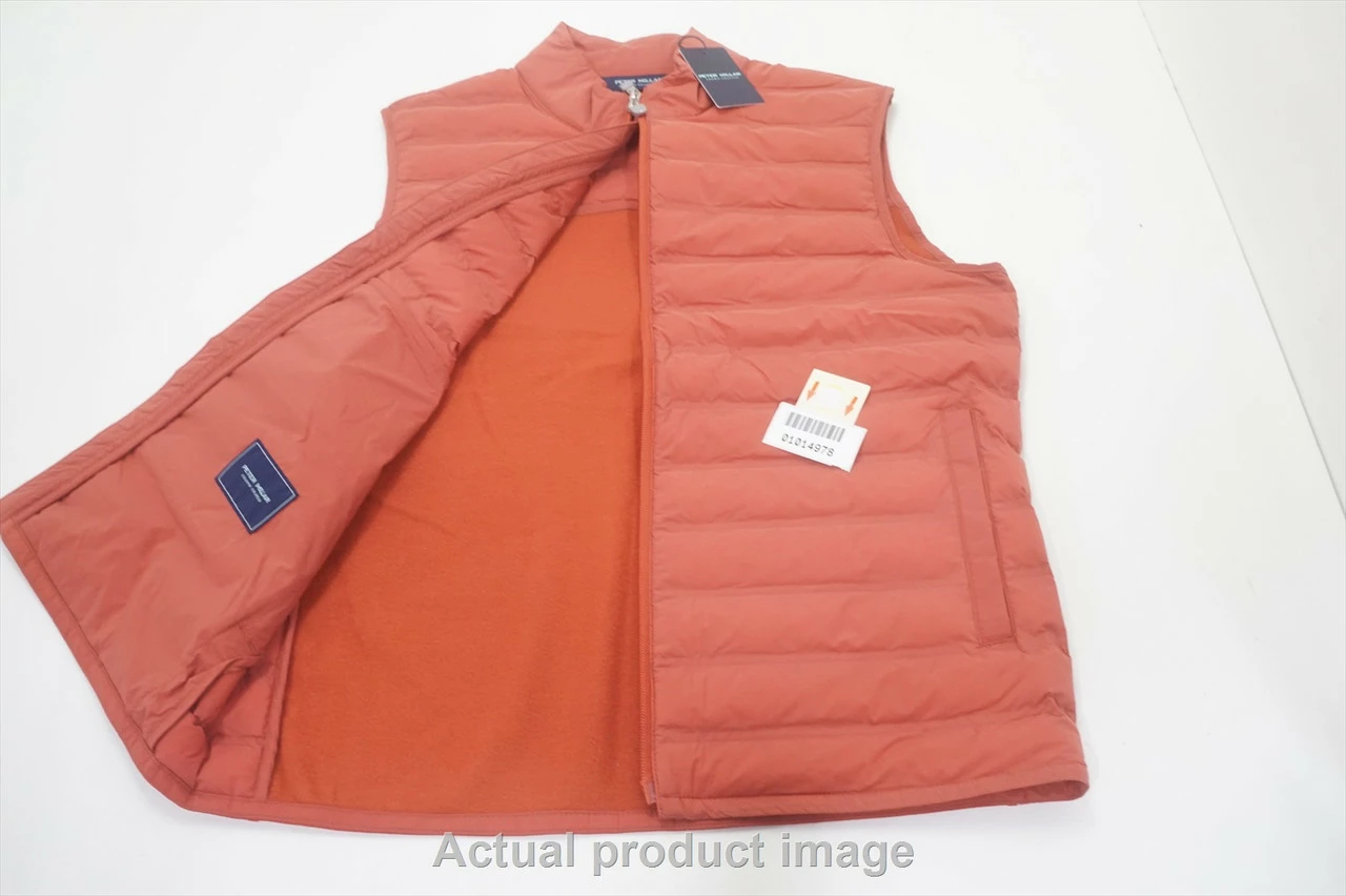 NEW Peter Millar Stitchless Baffle Vest Mens Size Medium Spice 758A 01014978 7 NEW Peter Millar Stitchless Baffle Vest Mens Size Medium Spice 758A 01014978 - Image 5