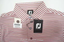 New FootJoy Golf Lisle Pinstripe Polo Mens Size Medium White/Red Regular 780A 11 New FootJoy Golf Lisle Pinstripe Polo Mens Size Medium White/Red Regular 780A -Clothing Tops Sales Store 01026791 5 92076.1665762397
