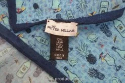 New Peter Millar Drinks Pocket Square Spring 2023 Mens Size OS Sky/Navy 1048195 -Clothing Tops Sales Store 01048195 3 24618.1671123766