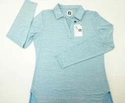 New Footjoy V Neck Pullover Womens Size Medium Teal #25482 274B
