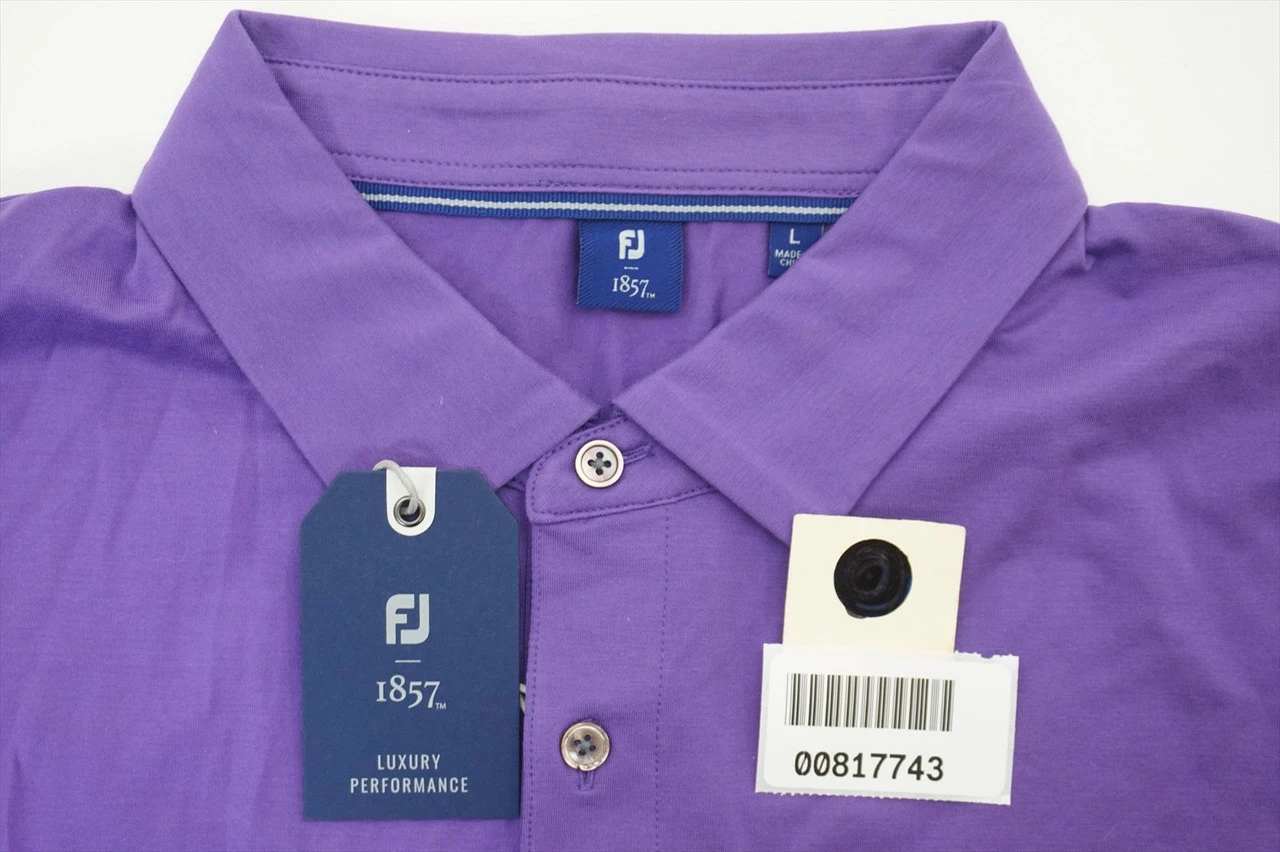 New FootJoy Golf Knit Shirt With Pocket Polo Large Iris 382B 817743 7 New FootJoy Golf Knit Shirt With Pocket Polo Large Iris 382B 817743 - Image 5