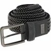 Greg Norman Two-Tone Braided Stretch Accessories Belts Golf Apparel